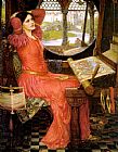 Lady Canvas Paintings - said the Lady of Shalott
